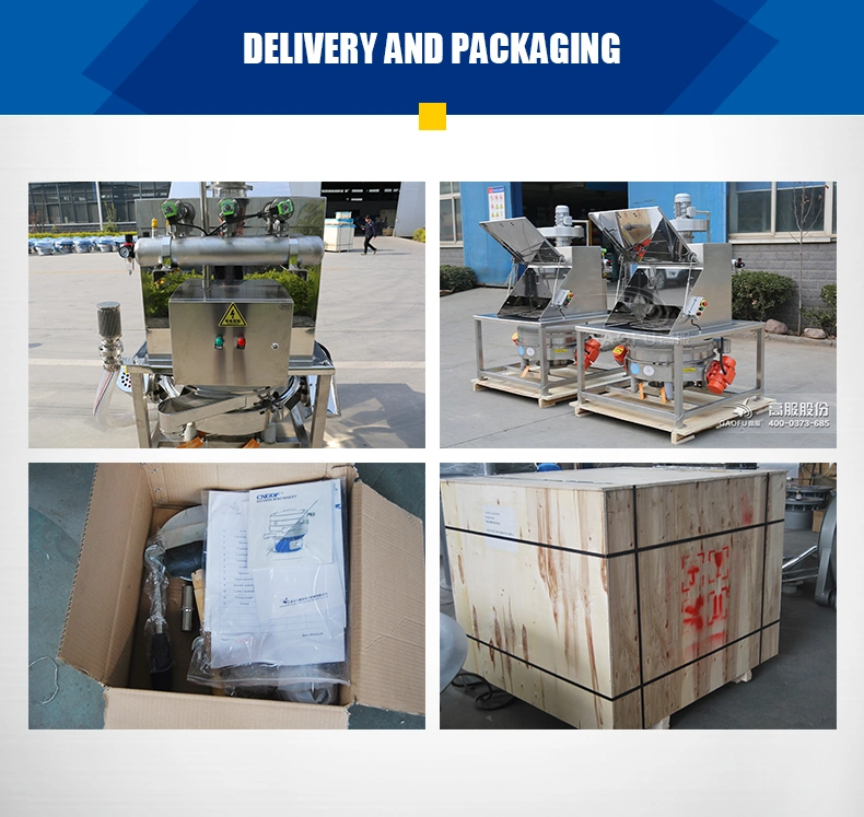 Food Materials Feeding Widely-Used Big Bag Dust-Free Dumping Station Machine