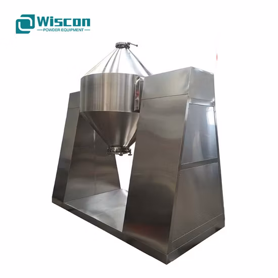 Miscelatore per miscelatori a tamburo a doppio cono per cosmetici, catalizzatori chimici